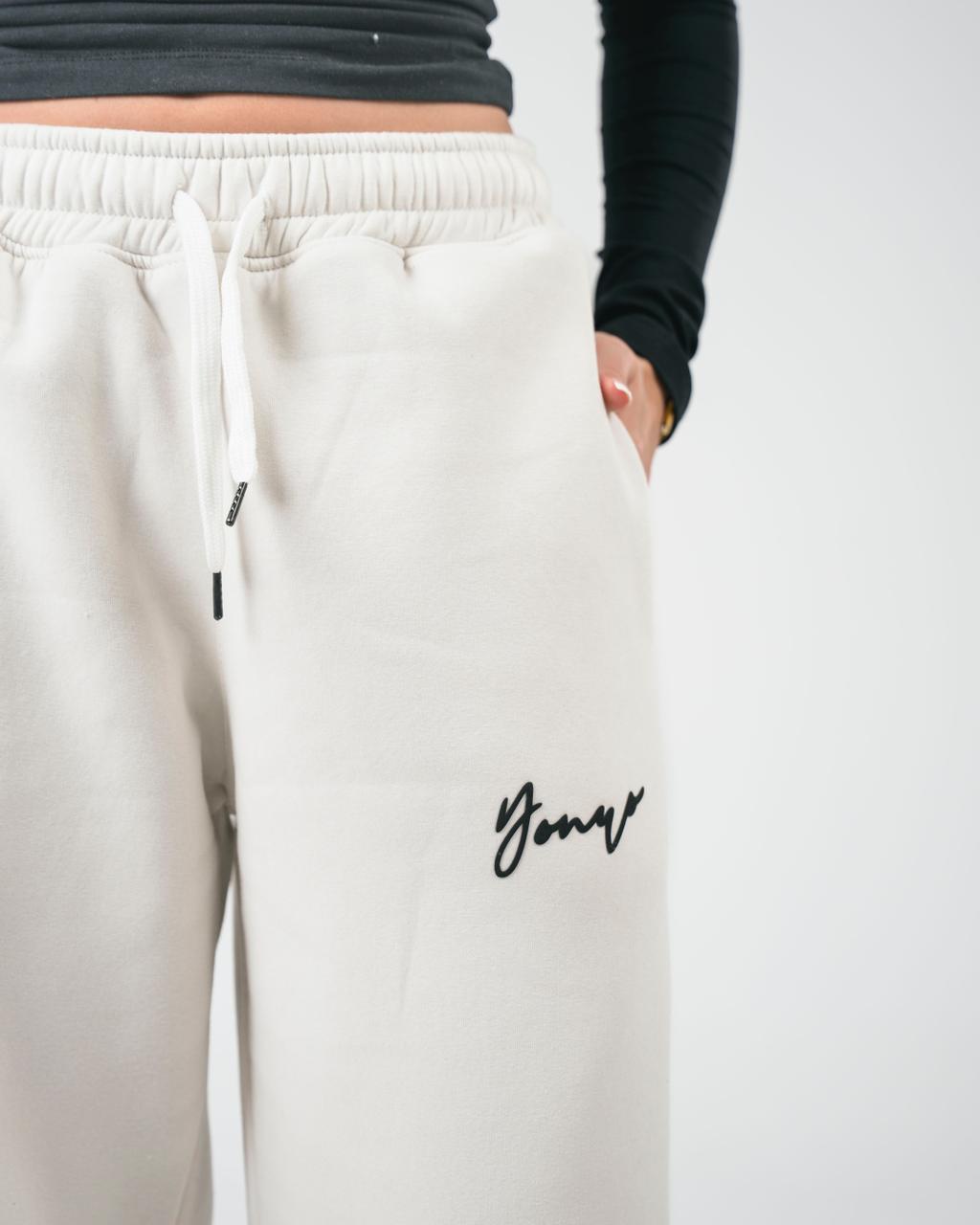 Light grey “SWEATPANTS”