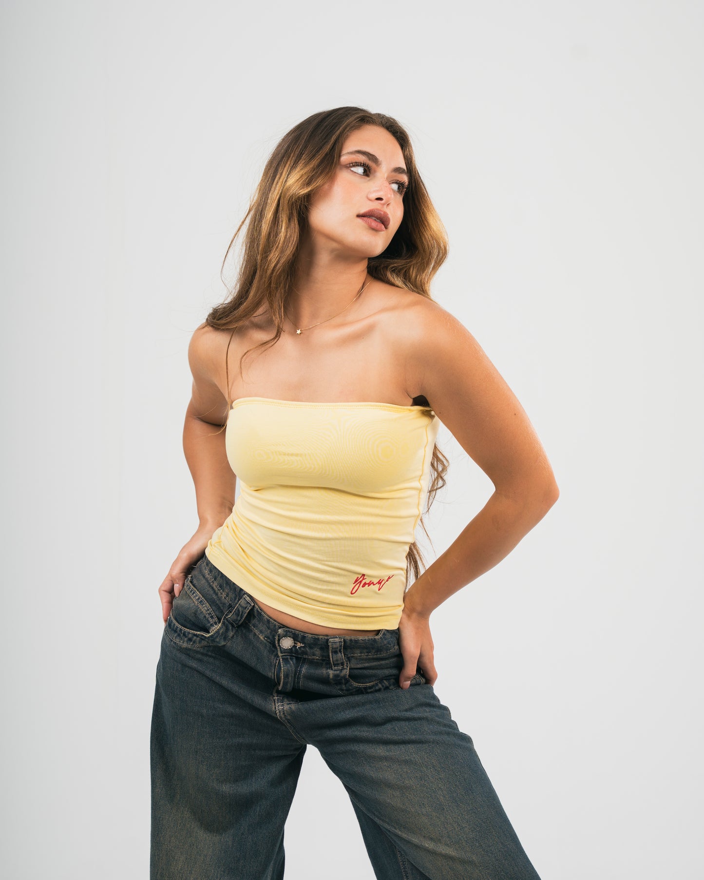 Yellow Tube Top