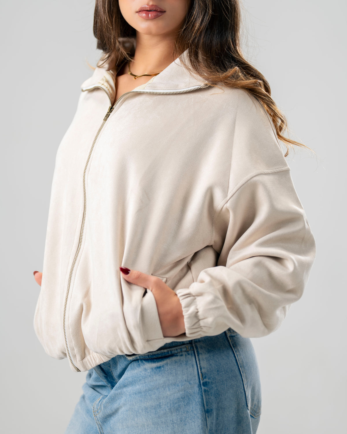 Beige Everyday Jacket