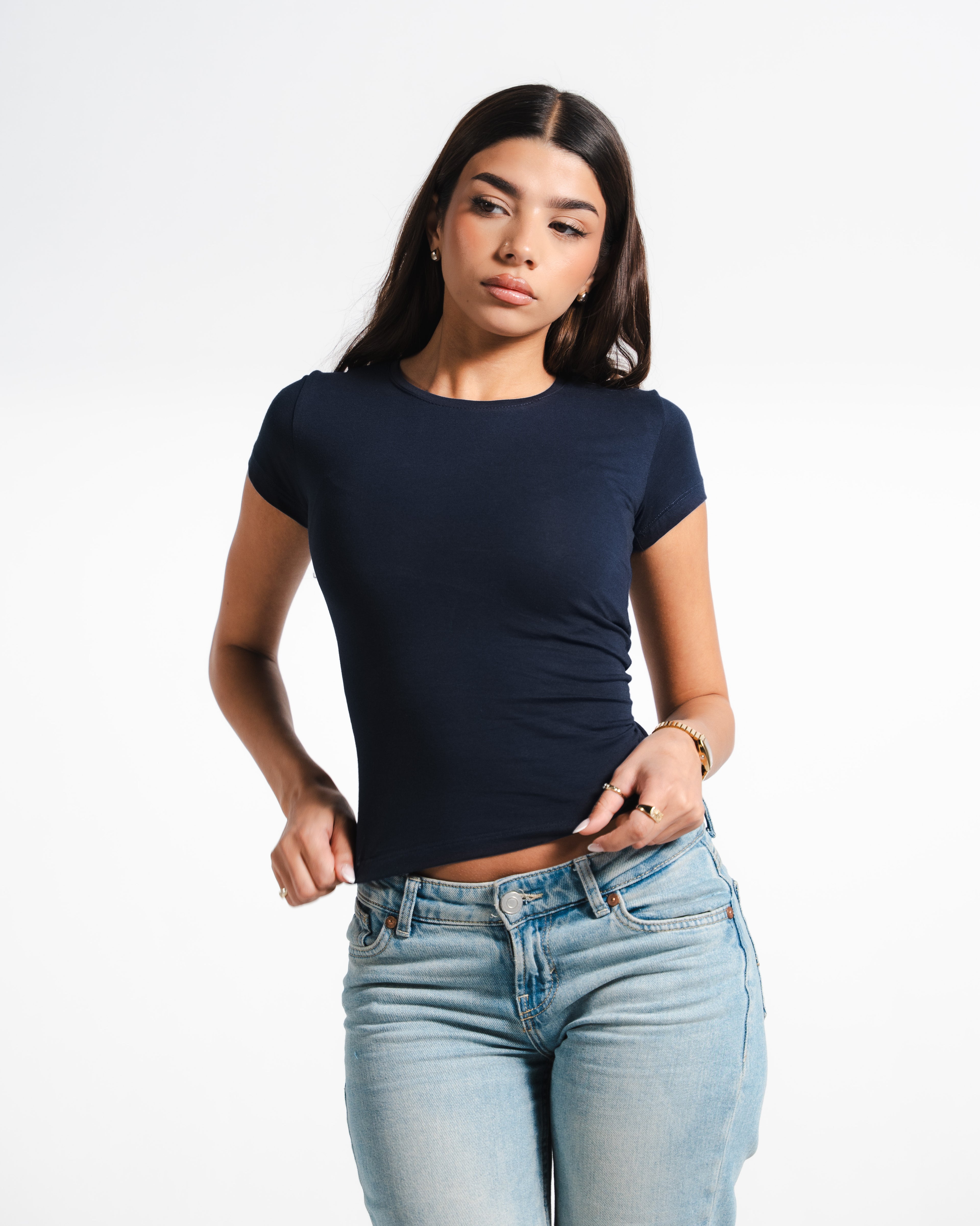 Navy Basic Top