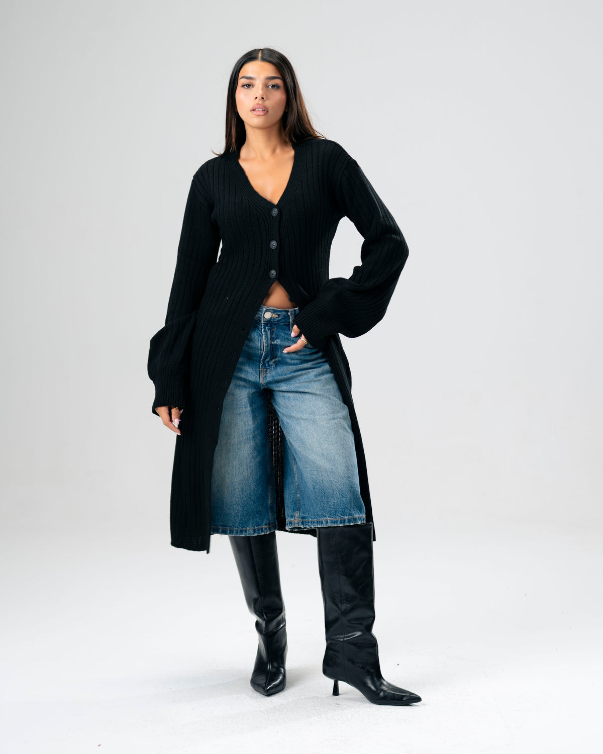 Black Slow Days Cardigan