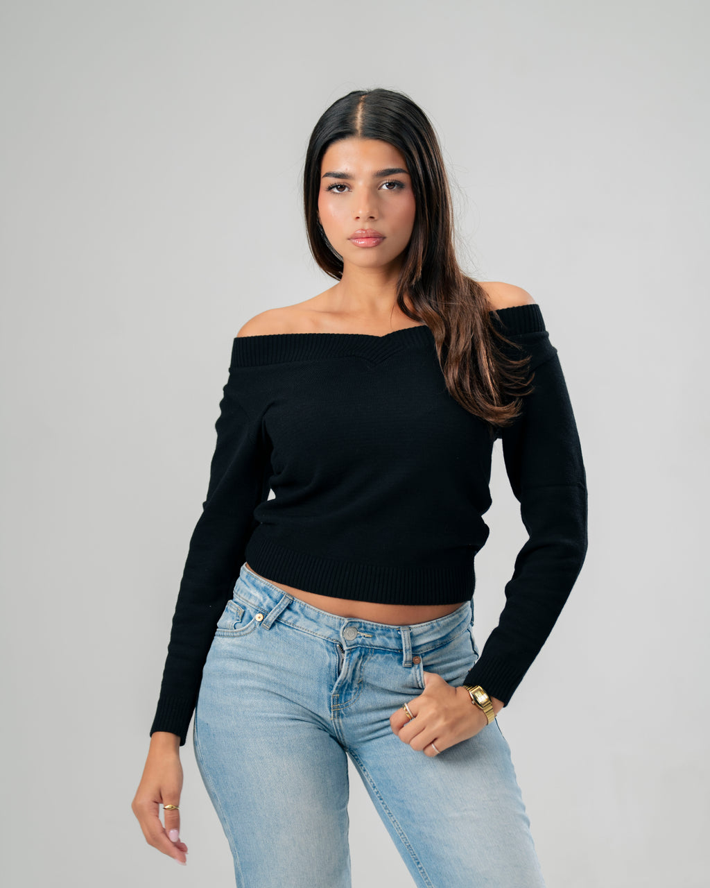 The Ballet Knit Sweater Black