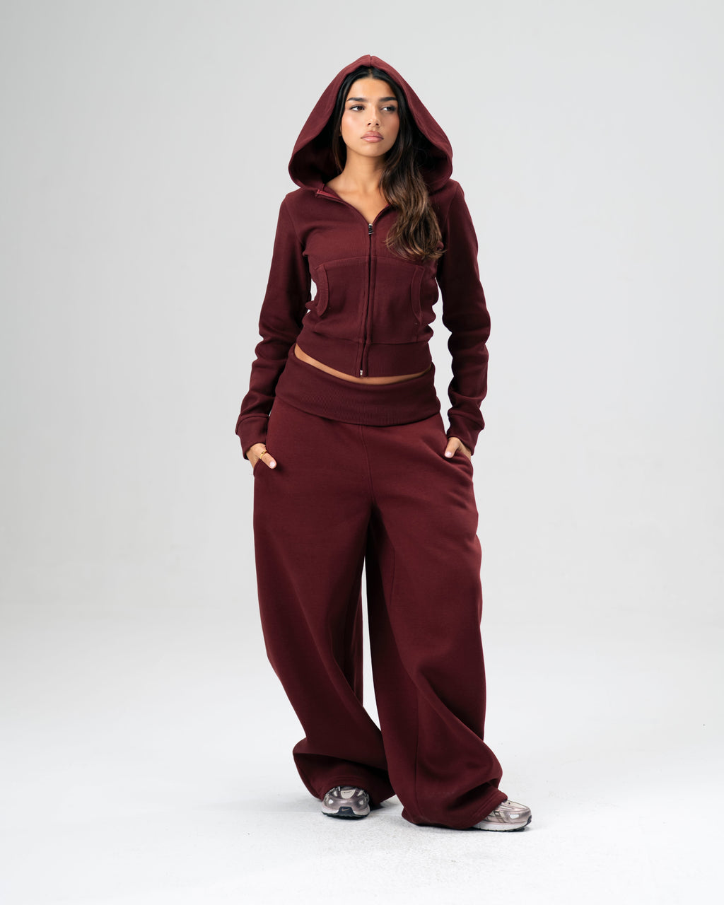 OFF-Duty Set in Burgundy