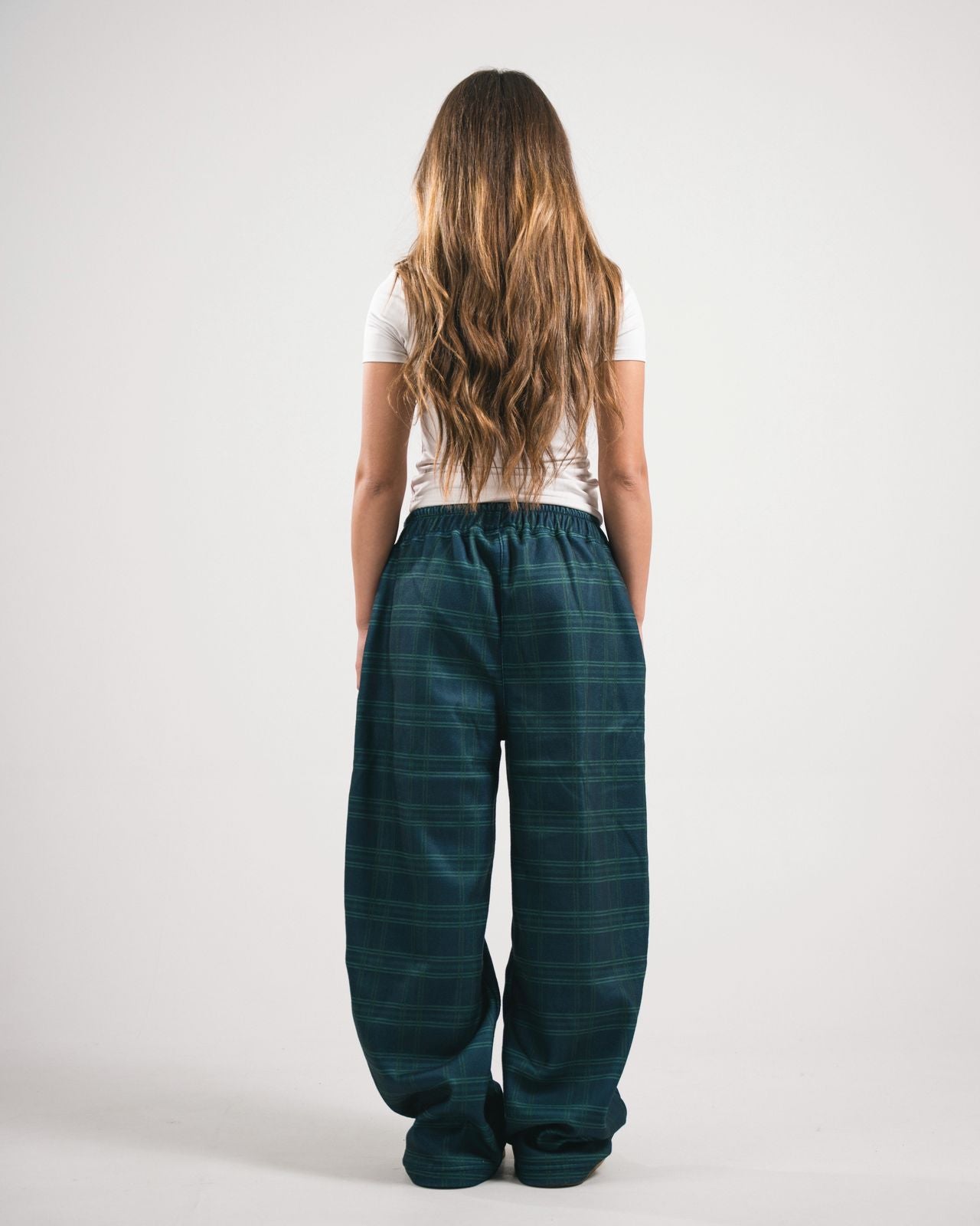 Emerald Plaid Pijama Pants