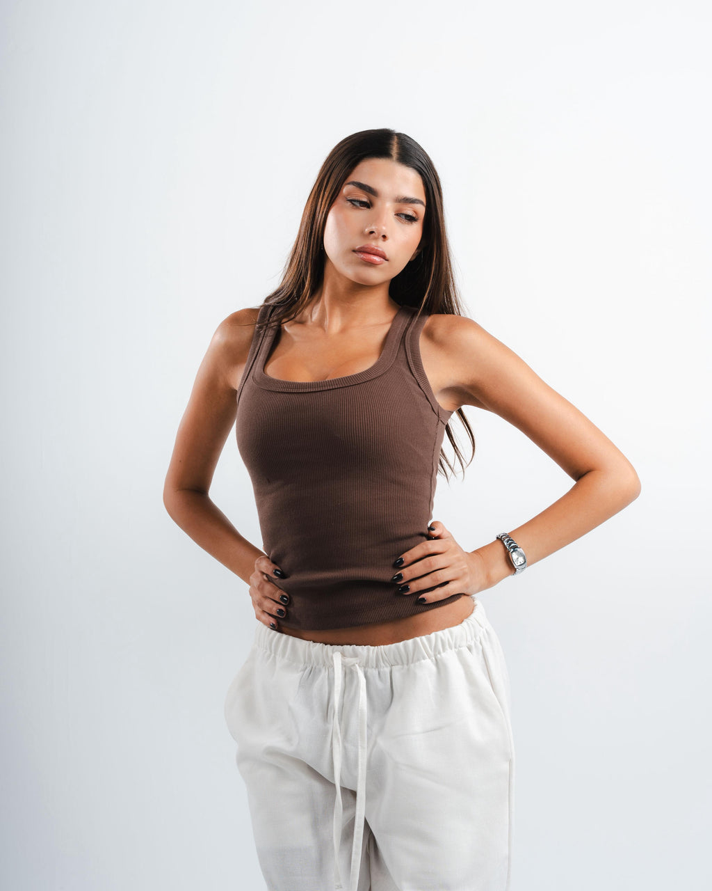 Brown Tank Top