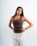 Brown Tank Top