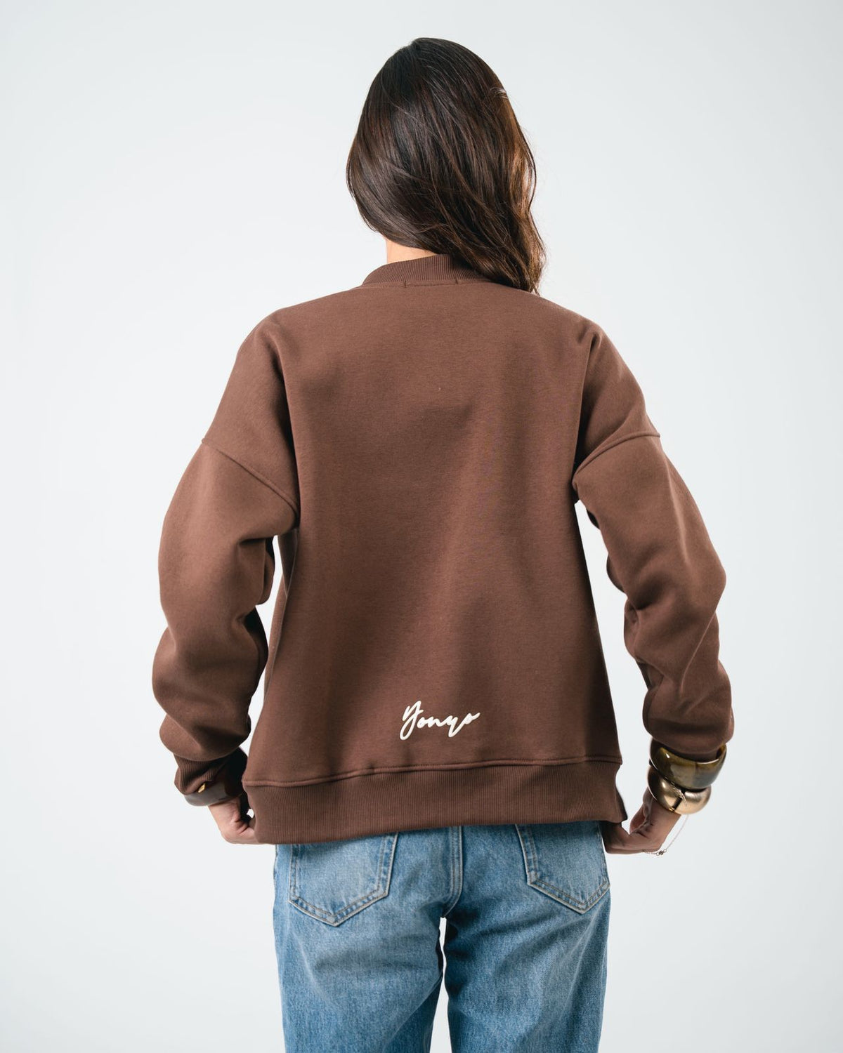 Brown Zip-Up Jacket