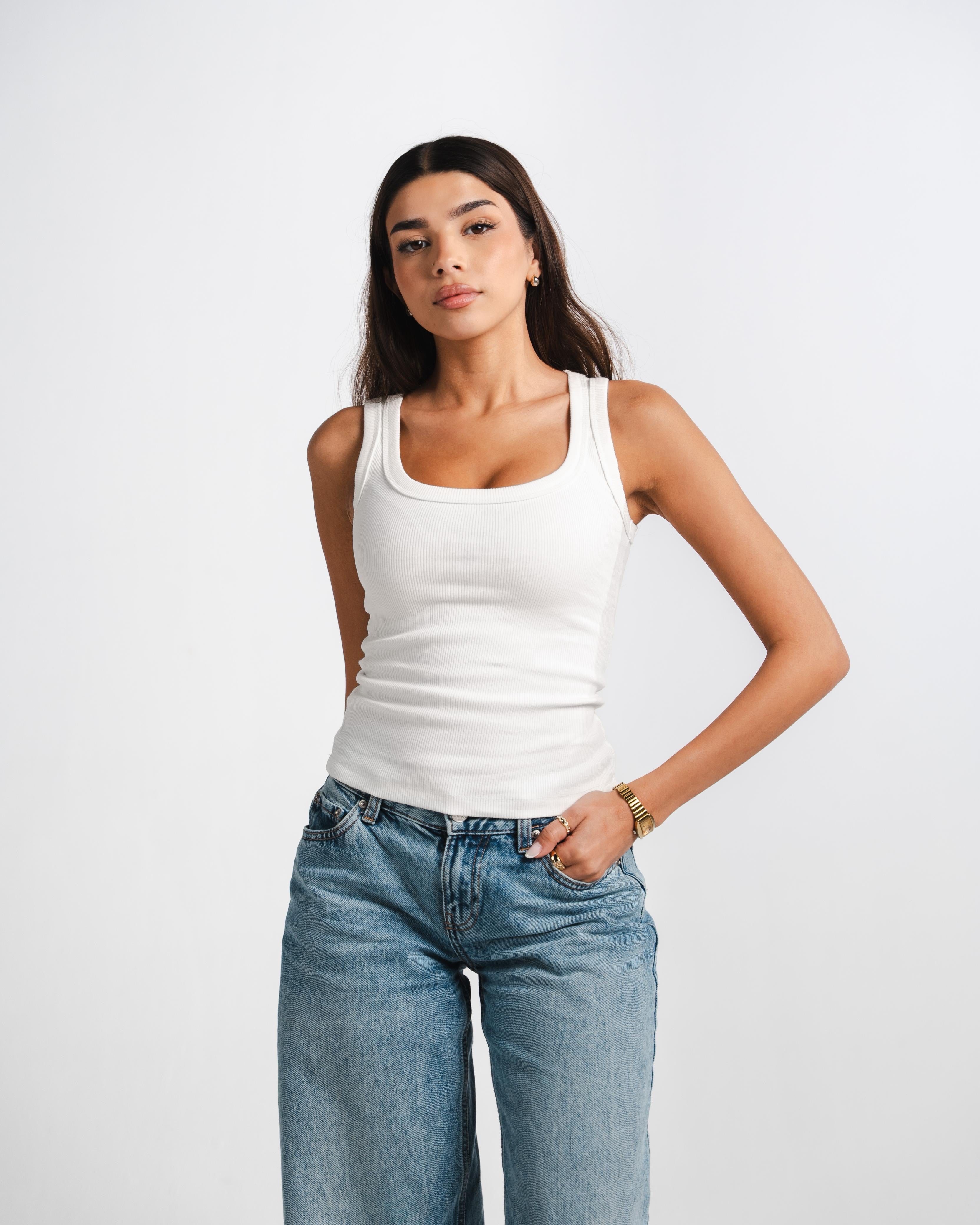 White Tank Top