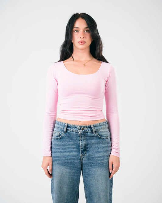 Square Pink Top