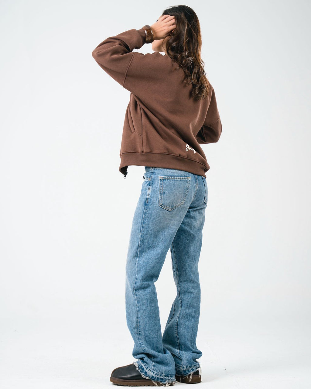 Brown Zip-Up Jacket