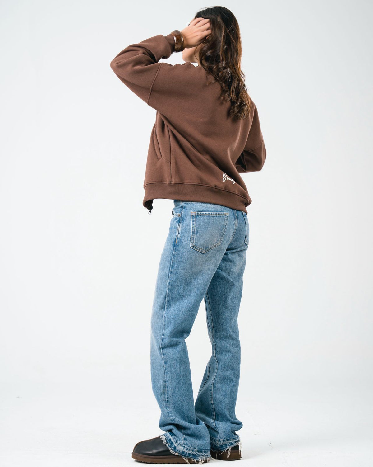 Brown Zip-Up Jacket
