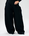 Black Foldover Pants