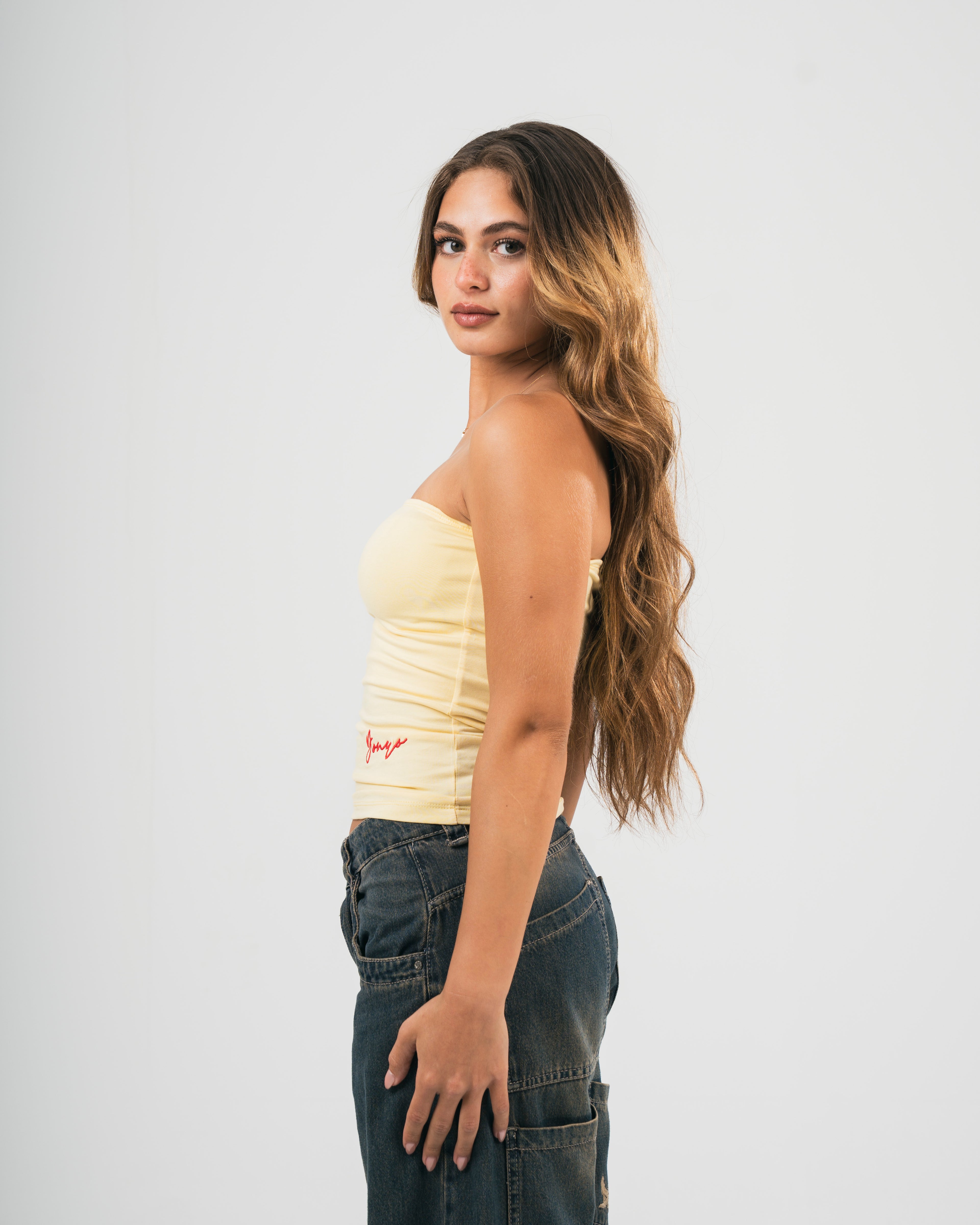 Yellow Tube Top