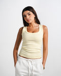 Butter Yellow Tank Top