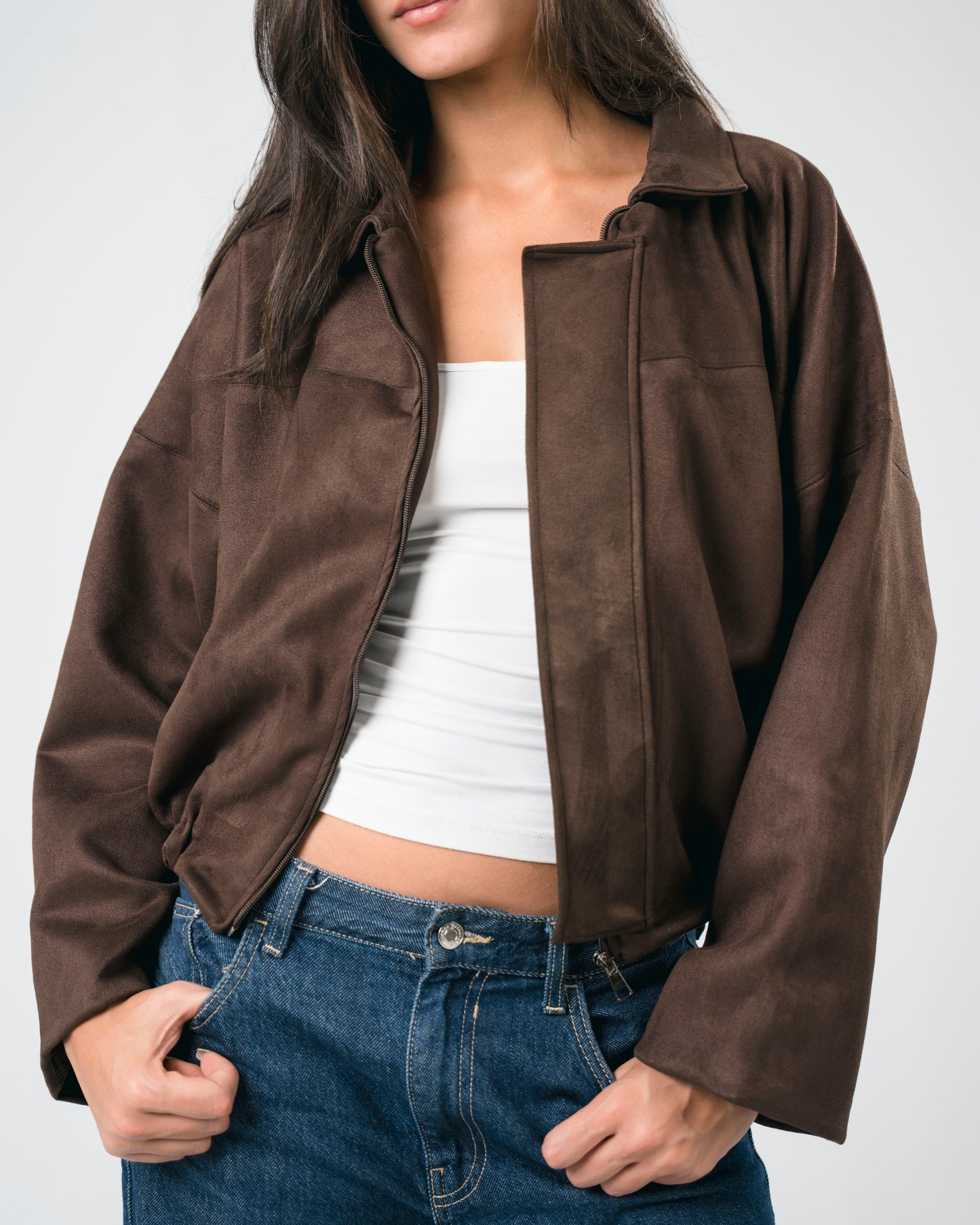 Brown Suede Jacket