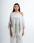Silver Shimmer Poncho
