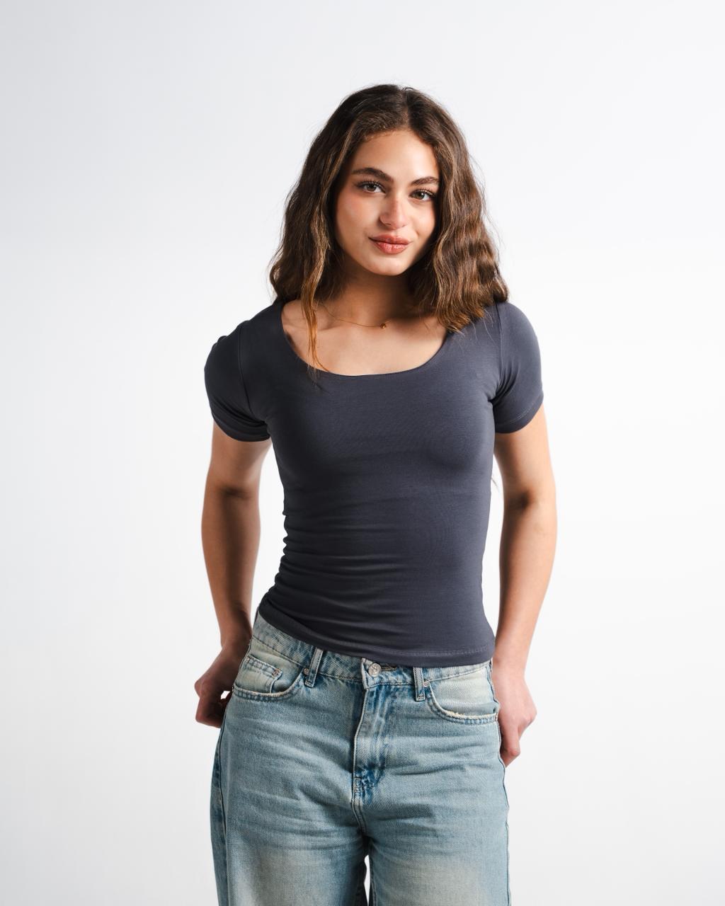 Dark grey Square Top