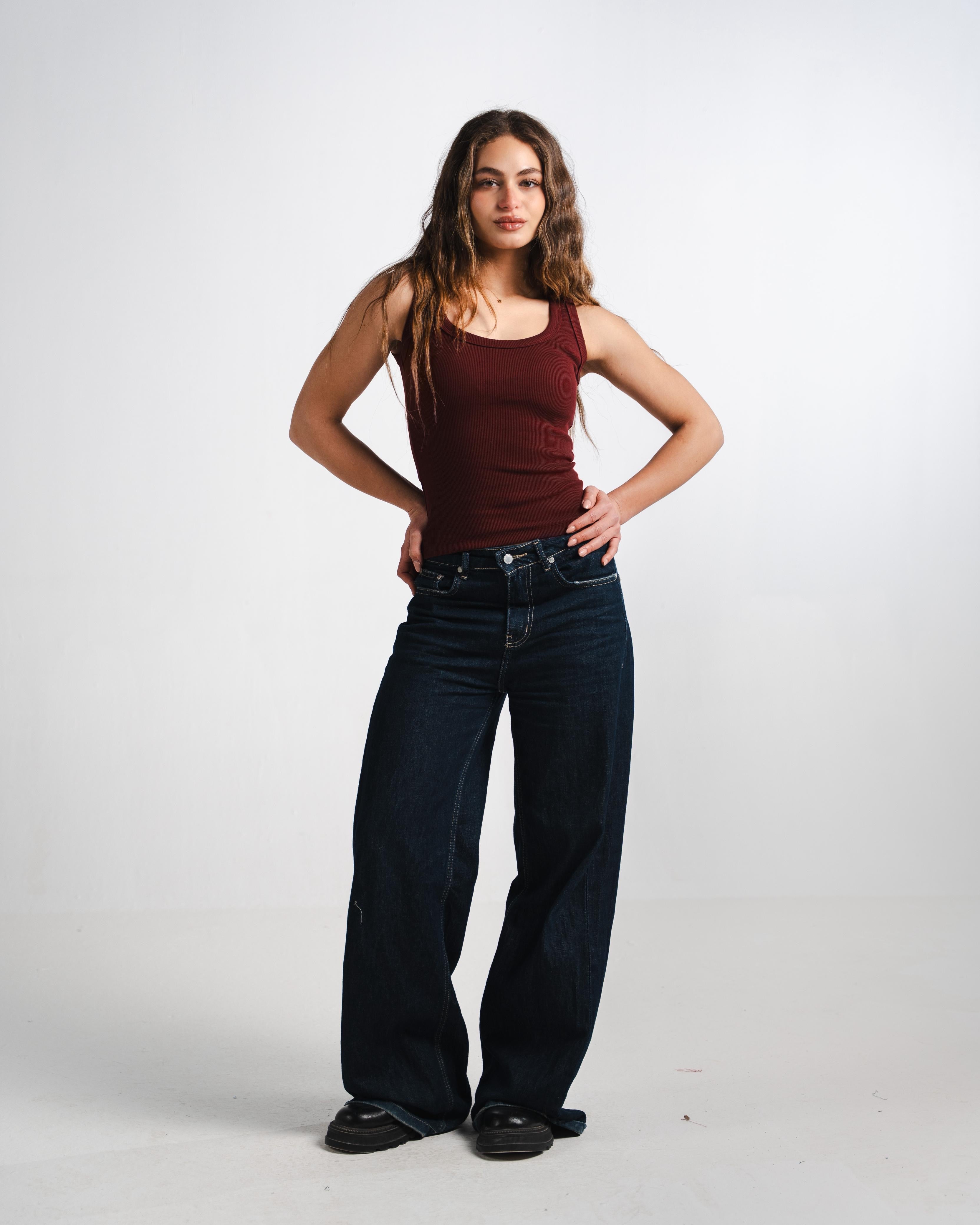 Burgundy Tank Top