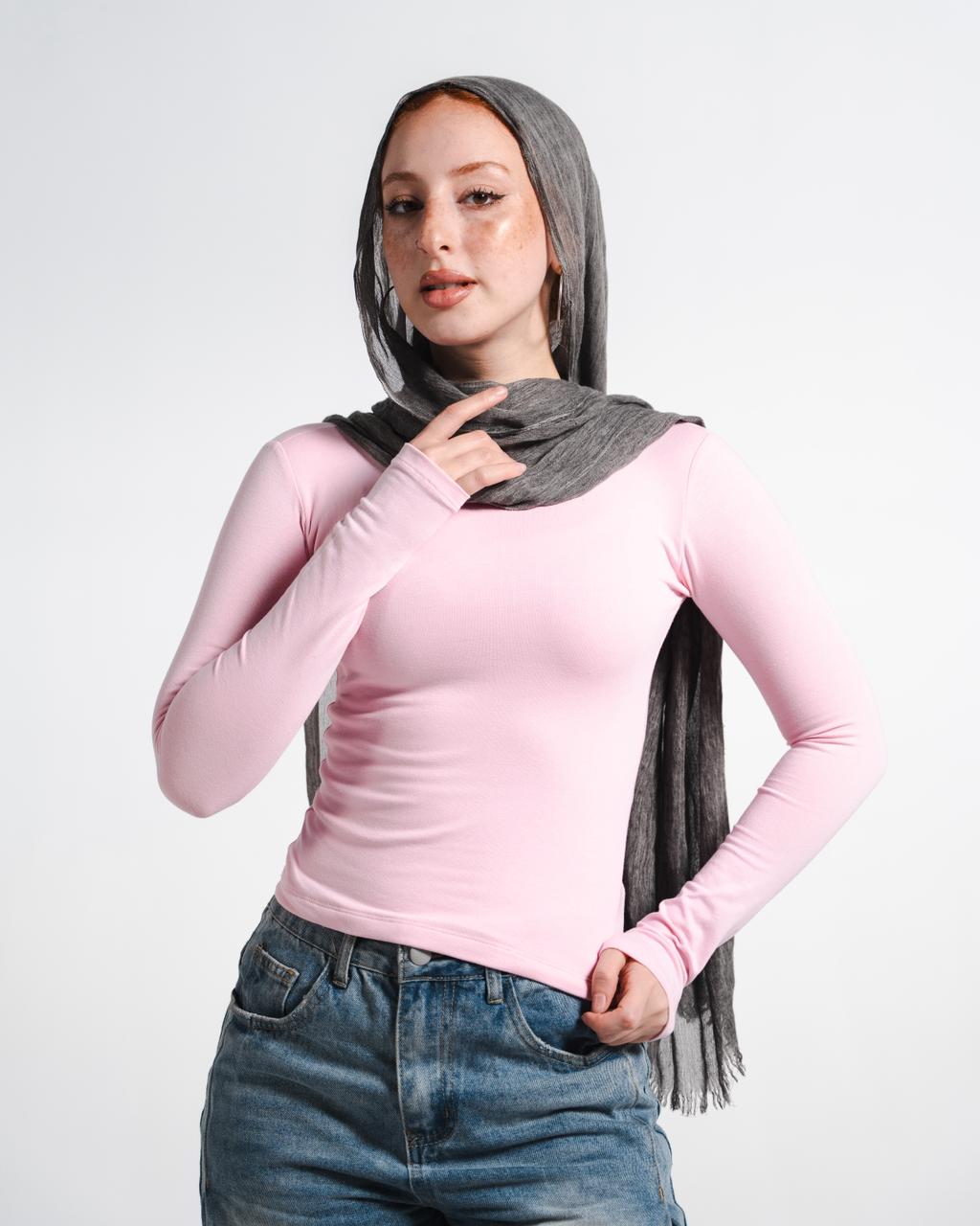 Pink Long Sleeve Top