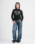 Mirror Ball Long Sleeve Baby Tee