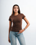 Brown Basic Top
