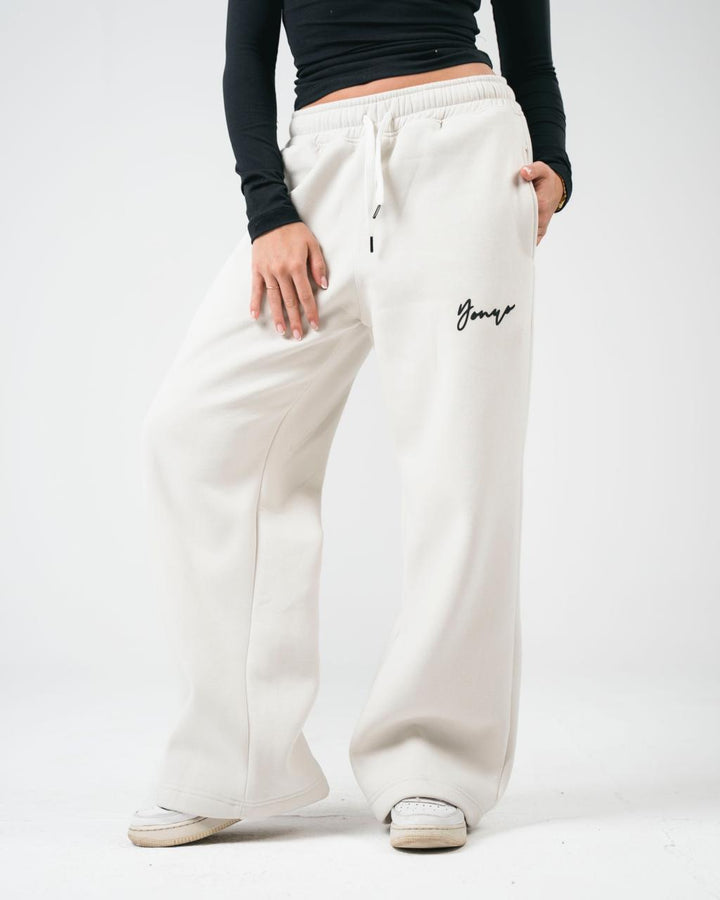 Light grey “SWEATPANTS”