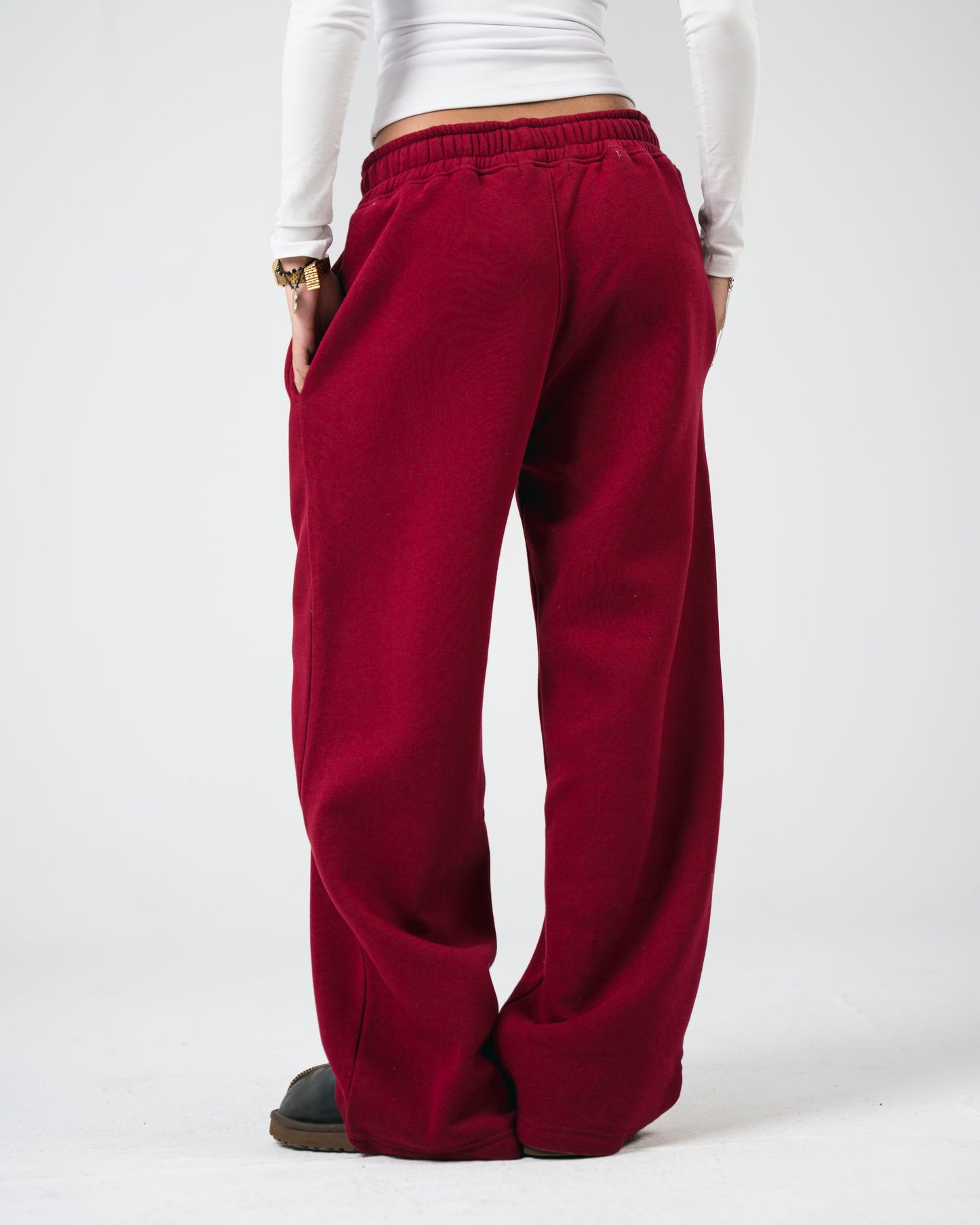 Burgundy“SWEATPANTS”