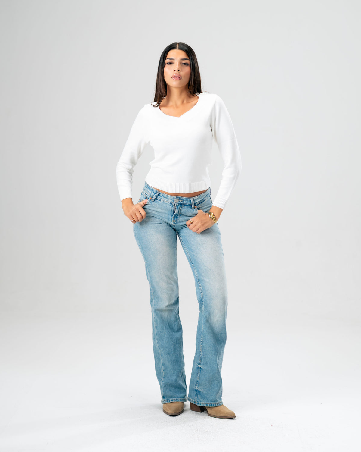 The Ballet knit Sweater White