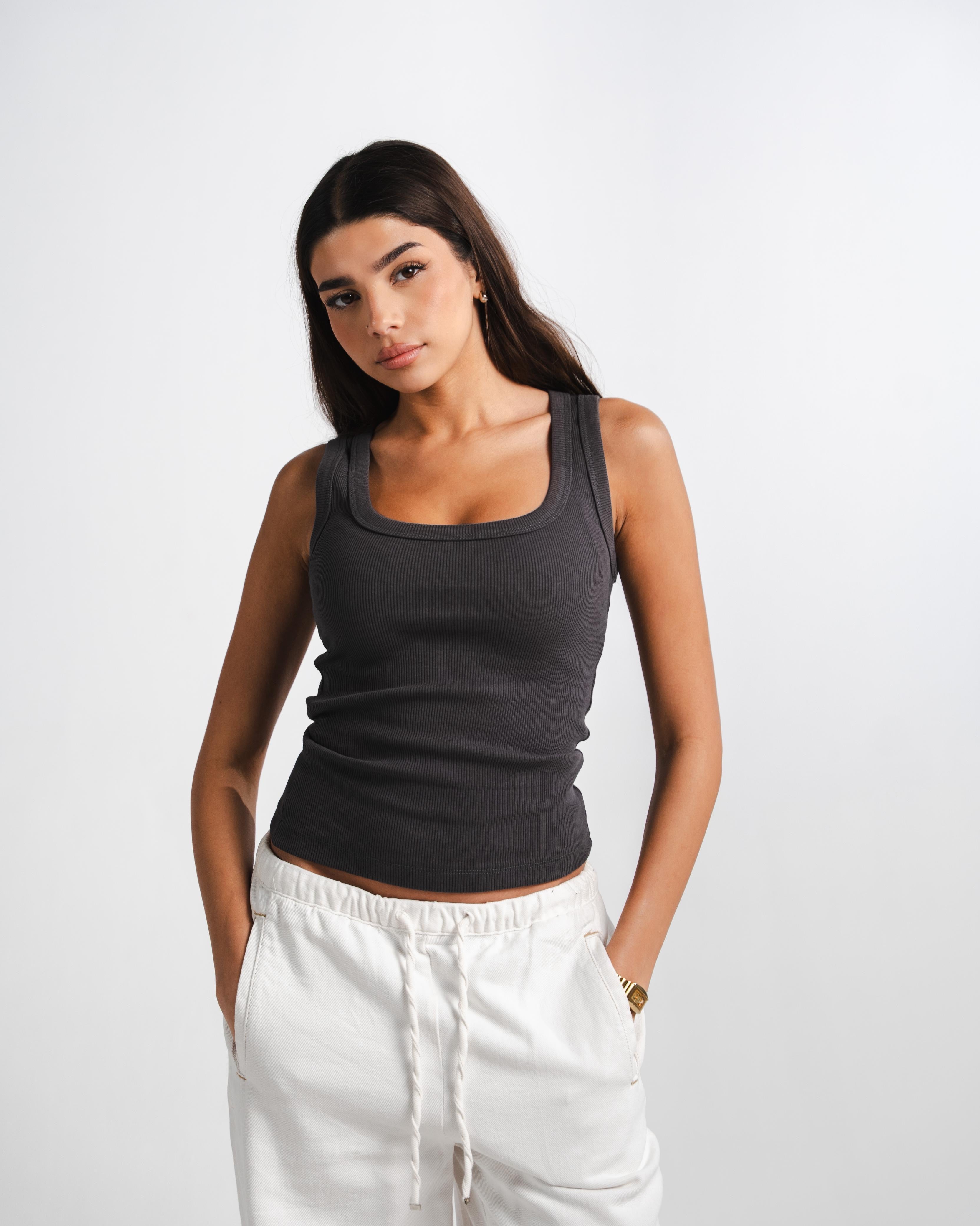 Dark Grey Tank Top