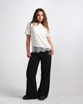 OFF-White Lace Tee