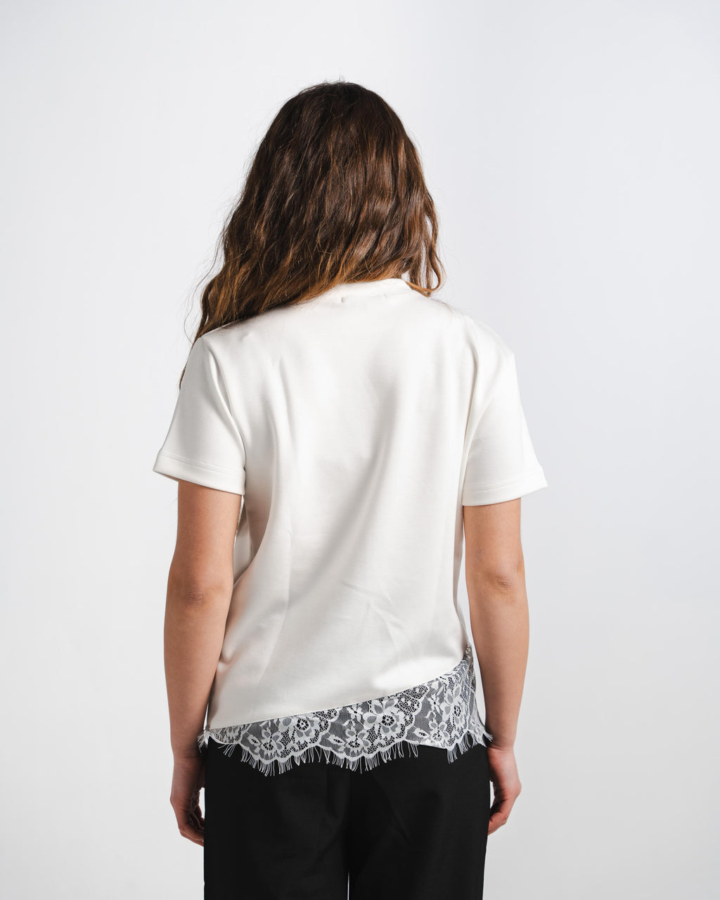 OFF-White Lace Tee