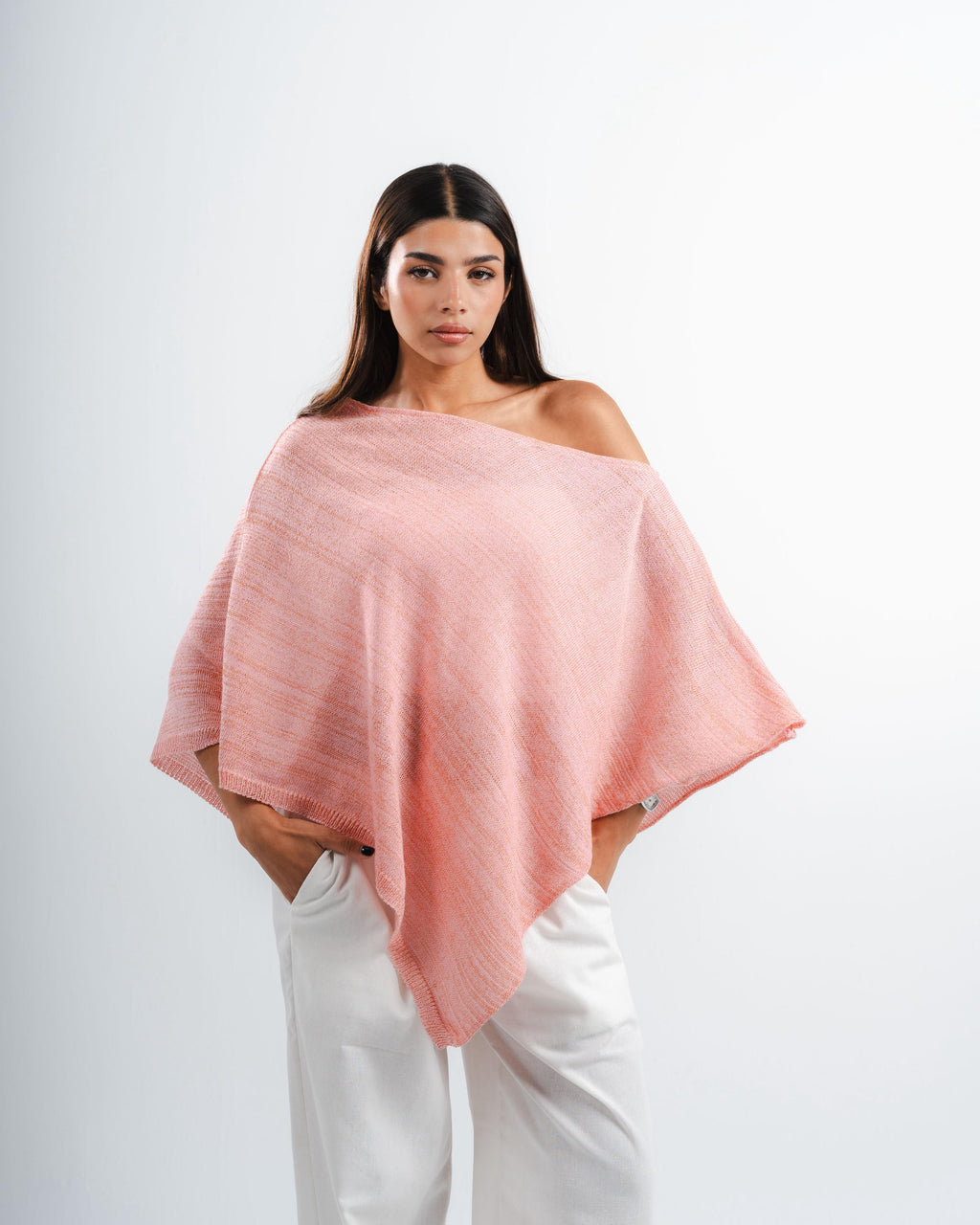 Pink Shimmer Poncho