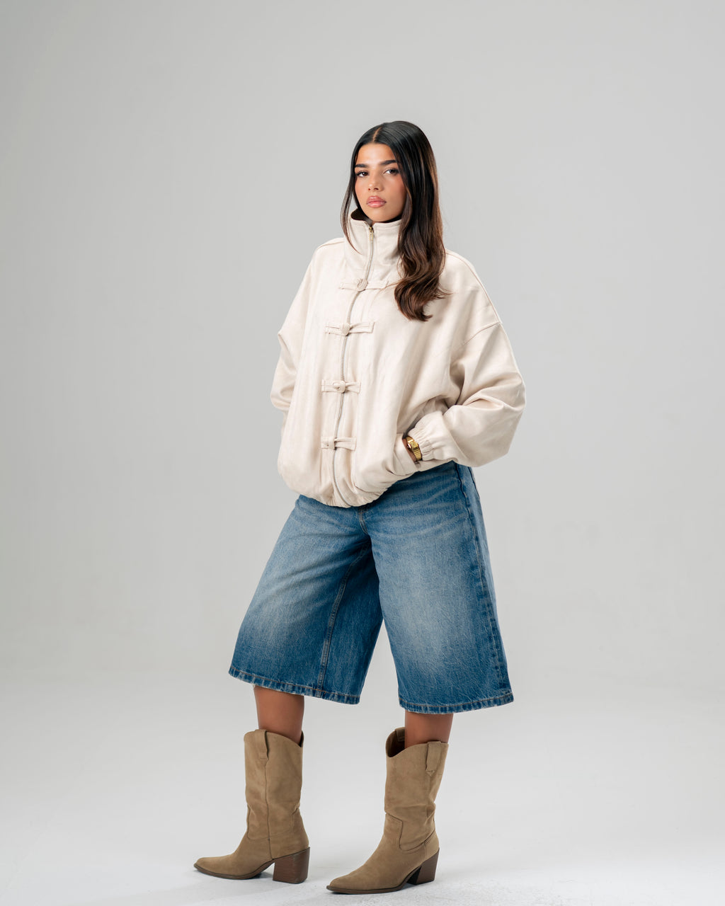 Off-Duty Jacket In Beige