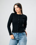 Button Top In Black