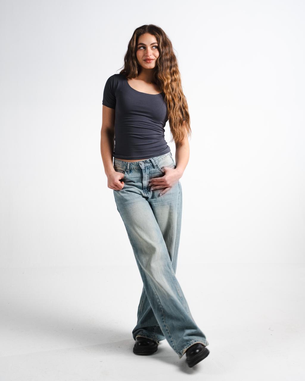 Dark grey Square Top