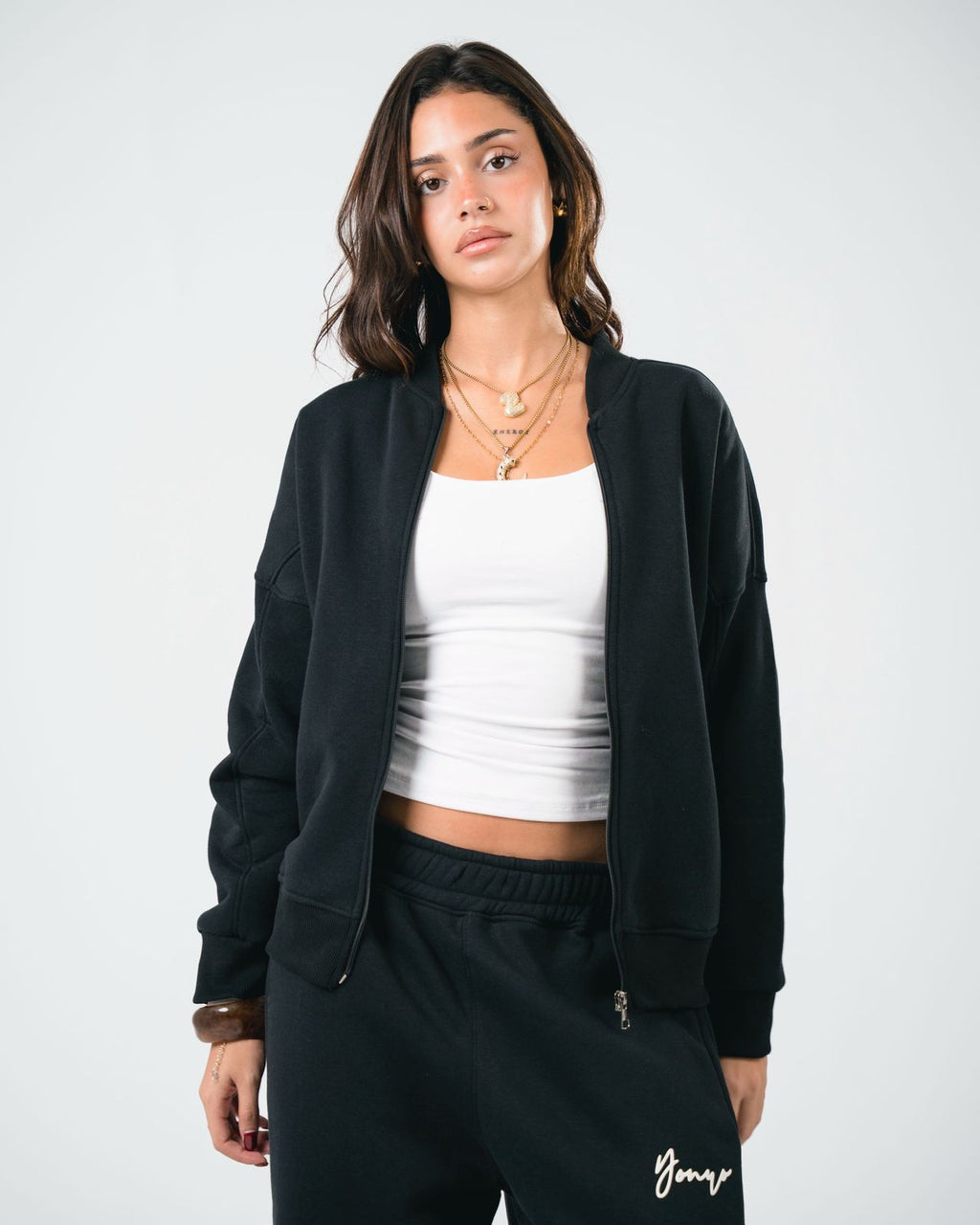 Black Zip-Up Jacket