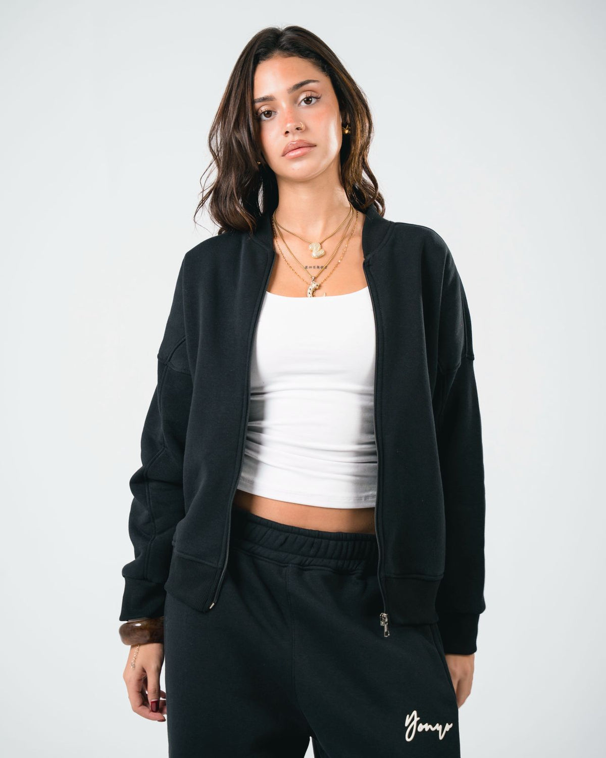 Black Zip-Up Jacket
