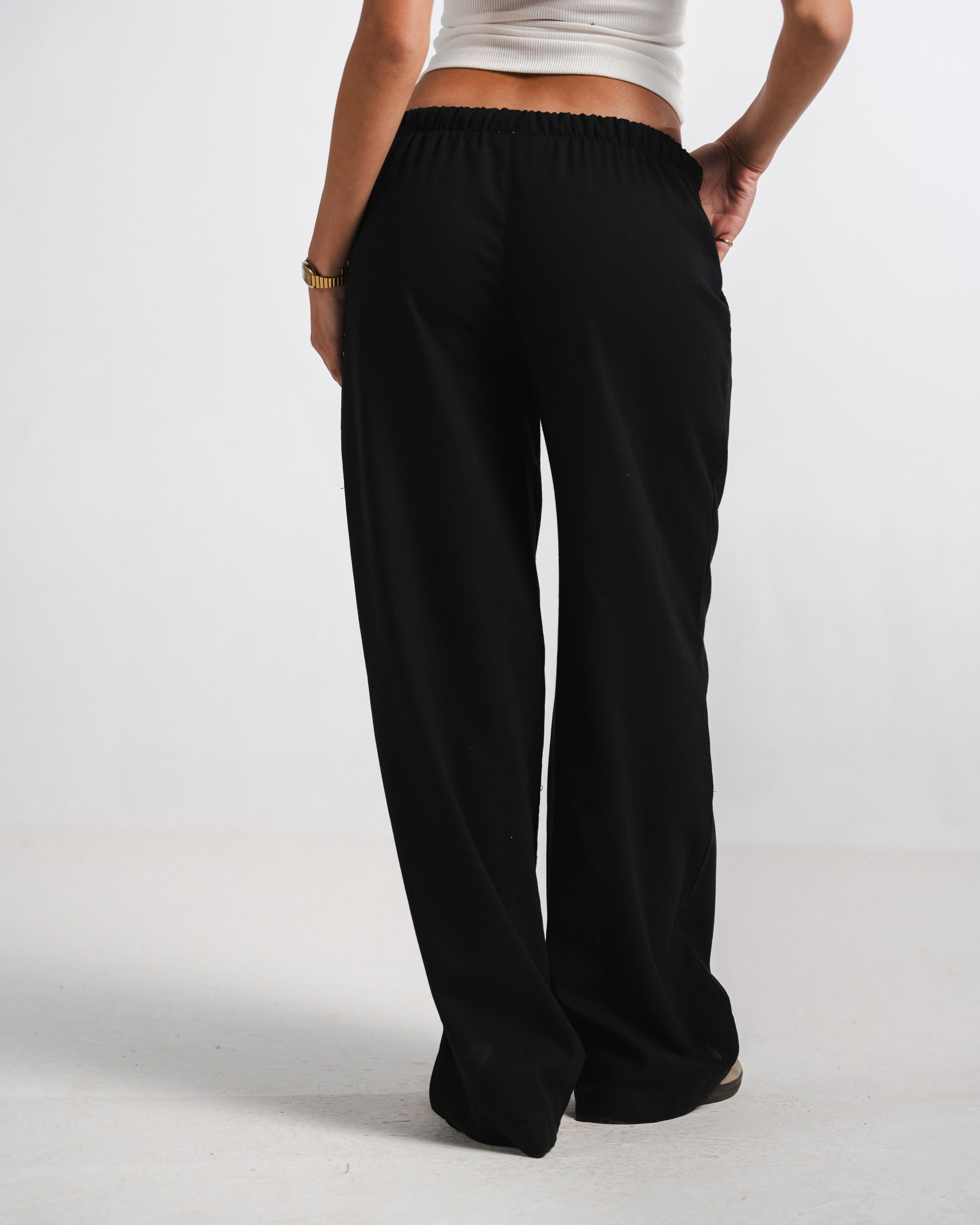 Black Linen Pants