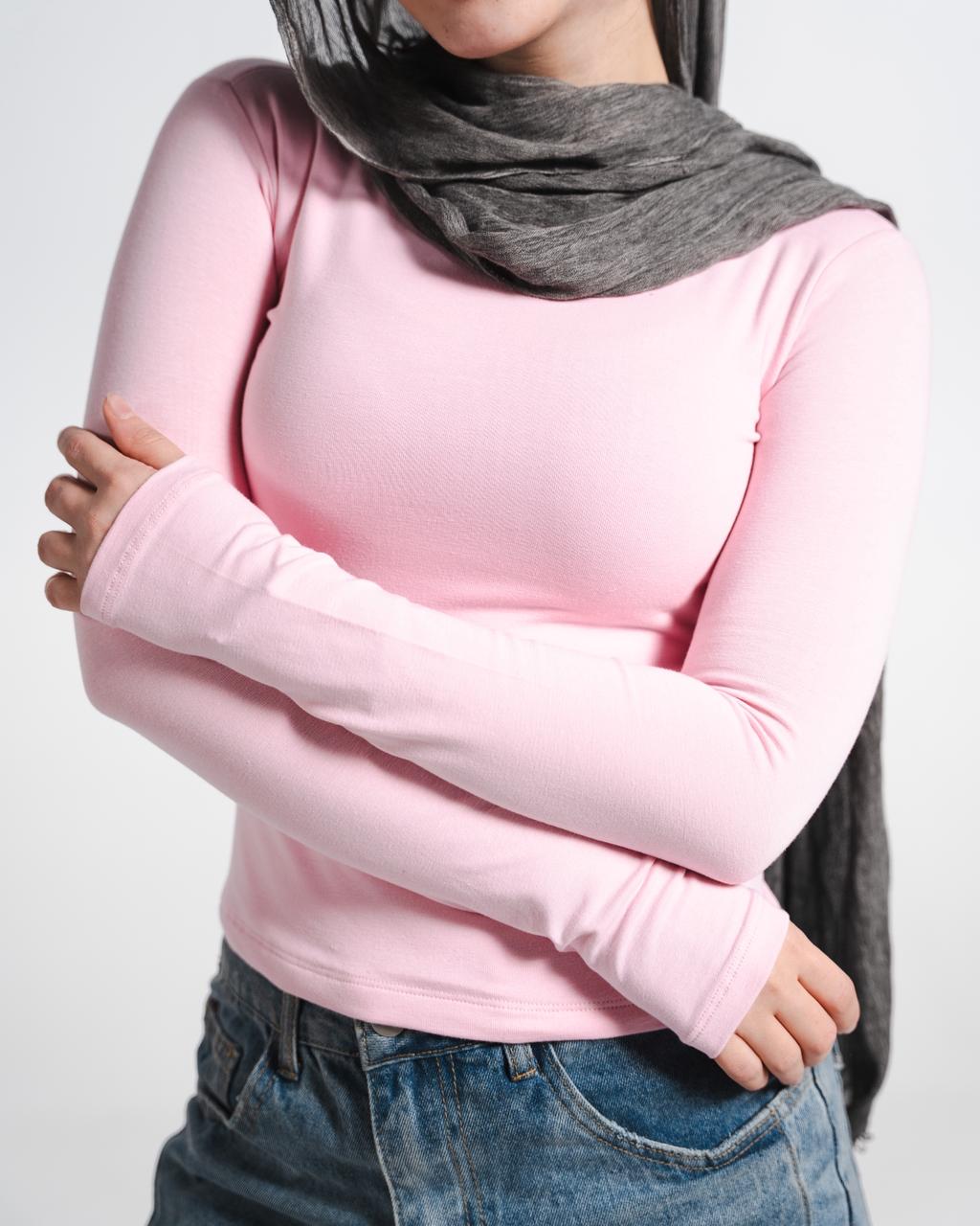 Pink Long Sleeve Top