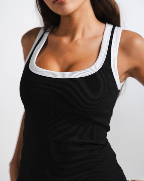 Black layer Tank Top