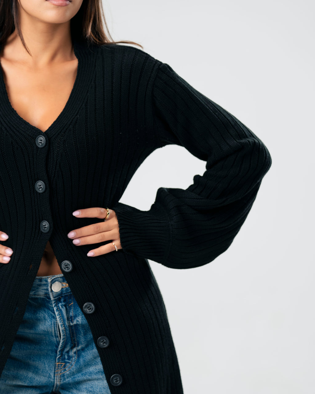Black Slow Days Cardigan