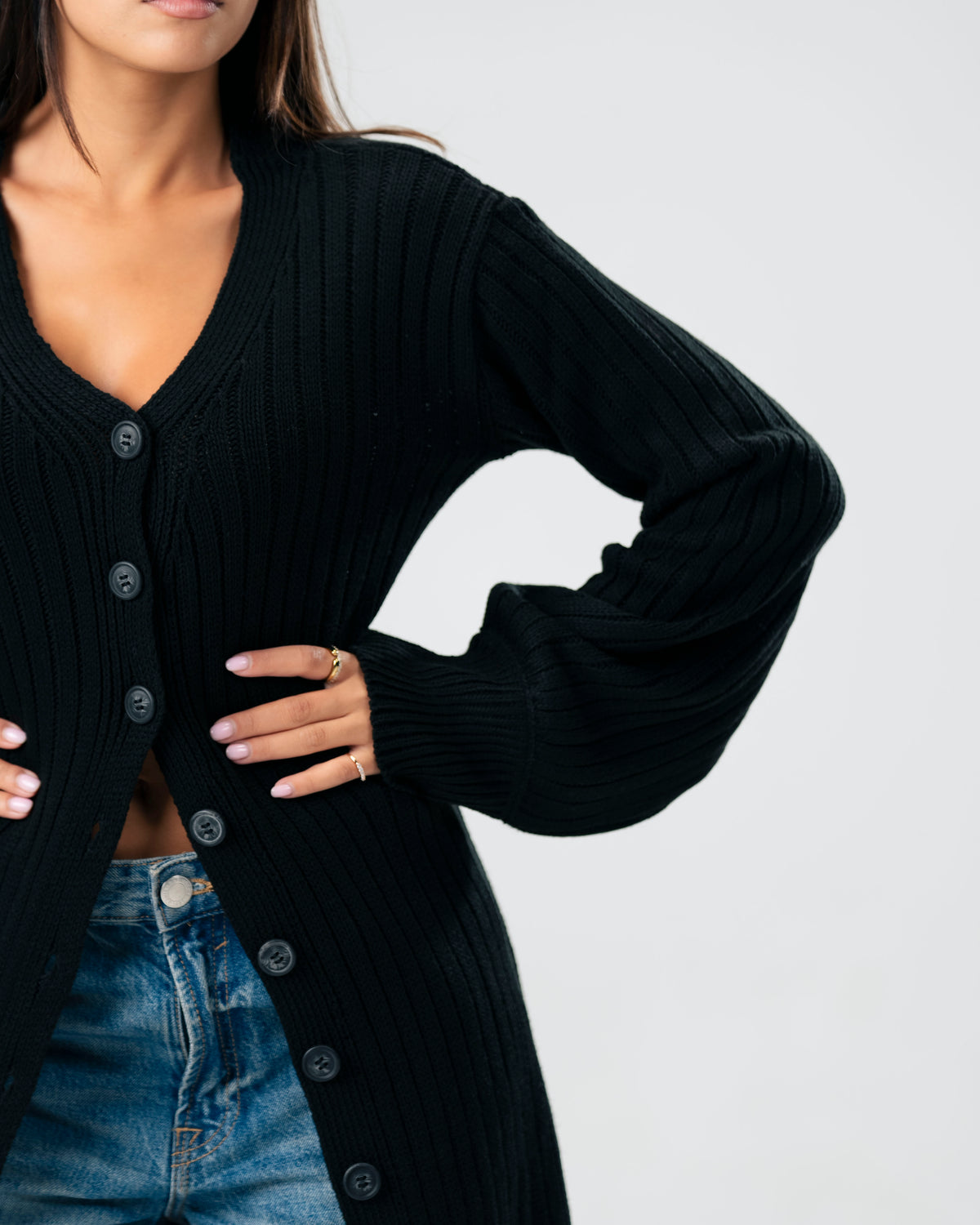 Black Slow Days Cardigan