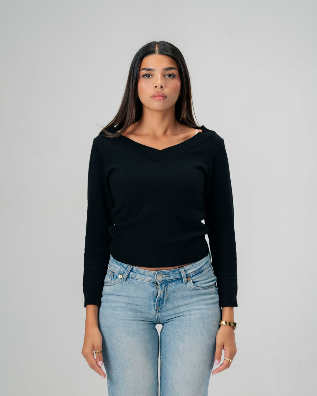 The Ballet Knit Sweater Black