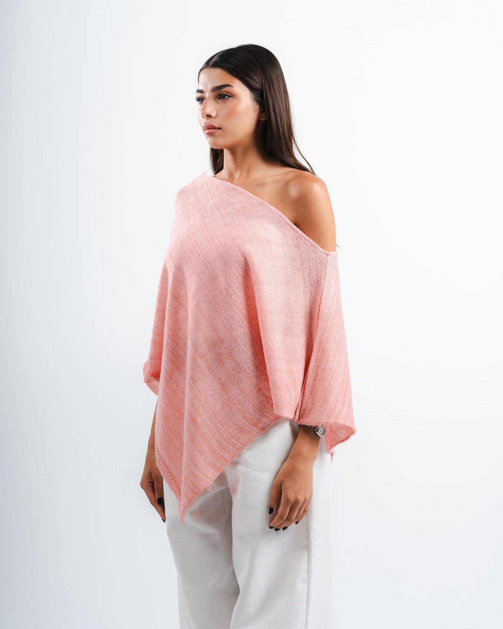 Pink Shimmer Poncho