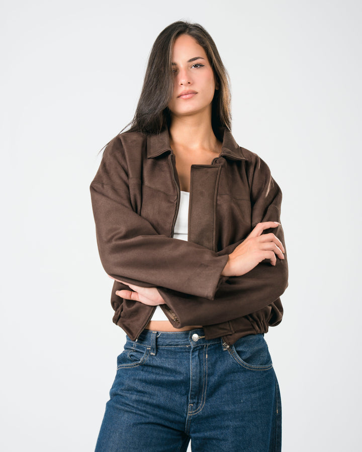 Brown Suede Jacket