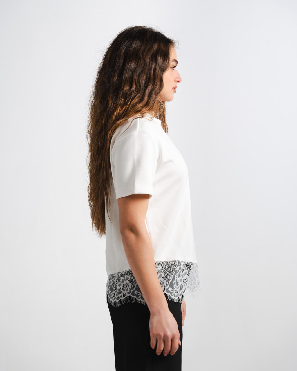 OFF-White Lace Tee