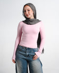 Pink Long Sleeve Top
