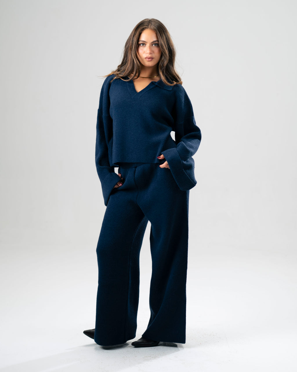 Knit Set Navy