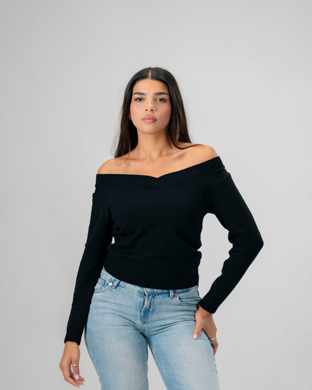 The Ballet Knit Sweater Black