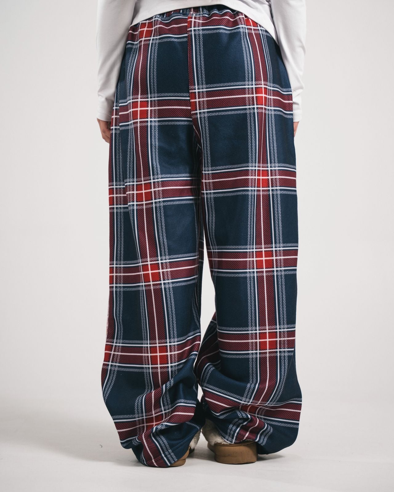 Berry Night Plaid Pijama Pants